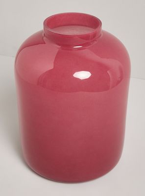 Imagen 2 del producto Jarrón Vidrio Rojo 31 cm