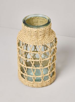 Imagen 2 del producto Jarrón Vidrio Tejido D1