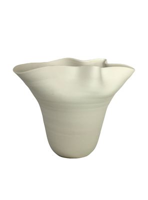 Imagen 2 del producto Jarrón Gres Blanco 2