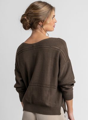 Imagen 2 del producto Chaleco Cuello V Dover Café