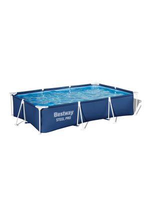 Set de Piscina Estructural Rectangular Steel Pro 300 x 201 x 66 cm