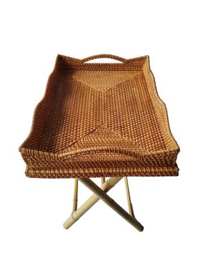 Imagen 2 del producto Bandeja Ratán y Bamboo 60x40 cm