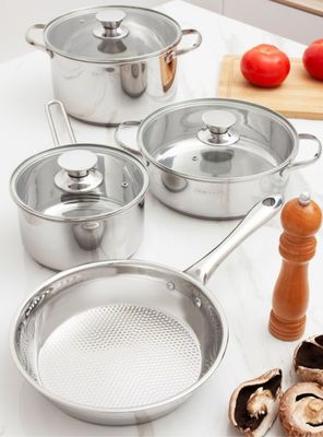 Imagen 2 del producto Cacerola con Mango 18 cm Acero Inoxidable