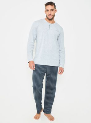 Pijama Largo Algodón Premium