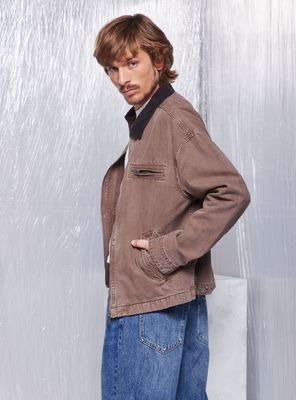 Imagen 2 del producto Chaqueta Cuello Contrastado Tiro medio