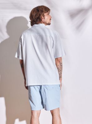 Imagen 2 del producto Camisa Jacquard Rayas Relaxed Fit