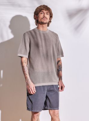 Imagen 1 del producto Polera Tejida Relaxed Fit