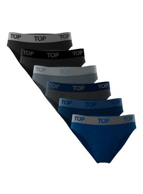 Pack 6 Slips Algodón Básico