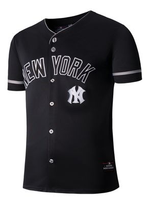 Polera de Botones Franja en Manga