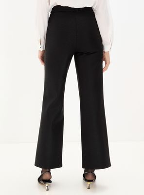 Imagen 2 del producto Calza Lisa de Coated con Pretina Botones Decorativos