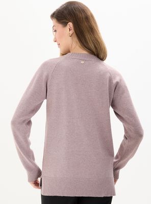 Imagen 2 del producto Tejido Cerrado con Escote Redondo con Diseño de Líneas