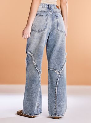 Imagen 2 del producto Jeans Baggy Low Rise Detalle Flecos