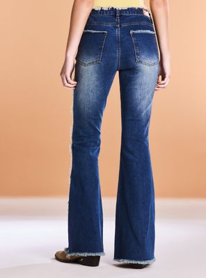 Imagen 2 del producto Jeans Flare Detalles Desfelcados