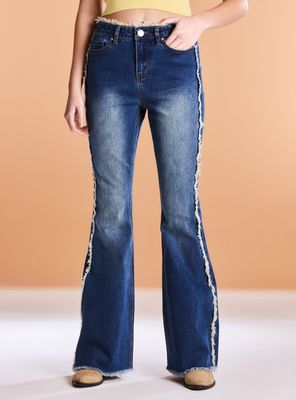 Imagen 1 del producto Jeans Flare Detalles Desfelcados