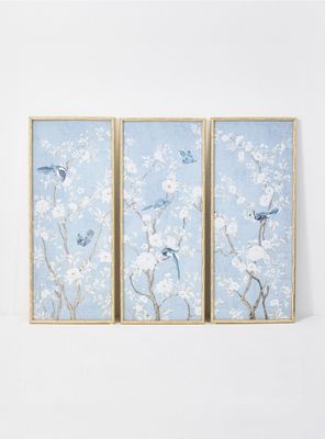 Set de 3 Cuadros Celeste SH LD