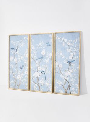 Imagen 2 del producto Set de 3 Cuadros Celeste SH LD