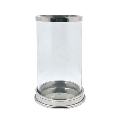 Candelabro Vidrio Silver M