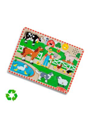 Imagen 2 del producto Puzzle Encaje de Madera La Granja con Sonido