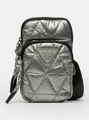 Porta Celular Motion Matelaseado Gris