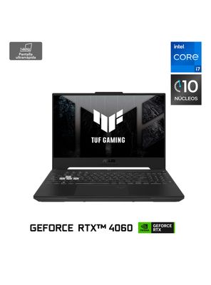 Imagen 2 del producto Notebook Asus TUF Gaming FX507 Intel Core i7 NVIDIA RTX 4060 16GB RAM 512GB SSD 15.6 FHD 144Hz