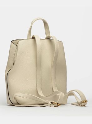 Imagen 2 del producto Mochila Oslo Efecto Cuero Graneado Blanco