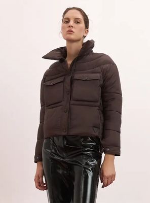 Parka Puffer Greta Nailon Café