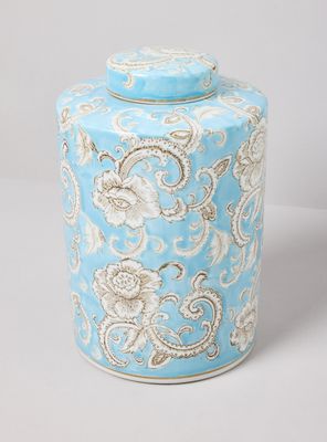 Imagen 2 del producto Jarrón Celeste Cerámica St Mt 33 cm