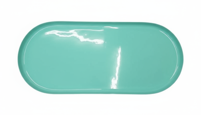 Imagen 2 del producto Plato Metálico Aqua 30x15 cm