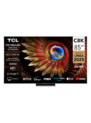 Mini LED Smart TV 85'' UHD 4K C8K Gamer
