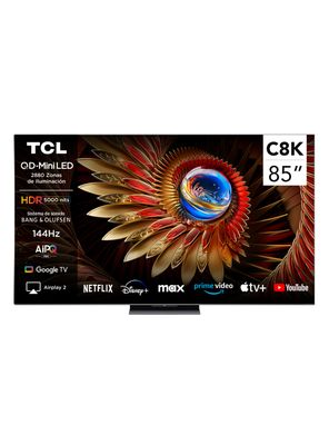 Tcl Mini Led Smart Tv 85'' Uhd 4K C8K Gamer 85C8K