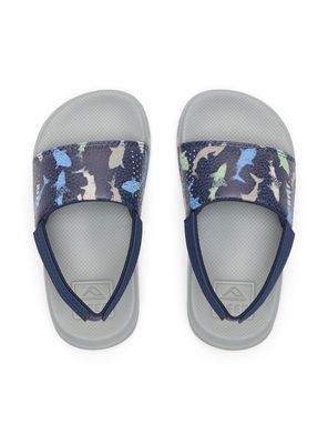 Sandalia Little Tiburón Print One Slide Niño