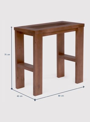 Imagen 2 del producto Mesa Arrimo Barcelona Sisal Canela