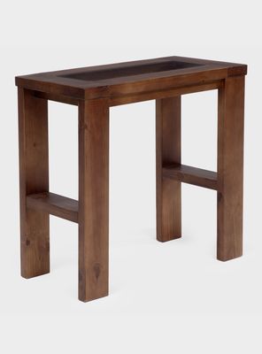 Mesa Arrimo Barcelona Sisal Canela