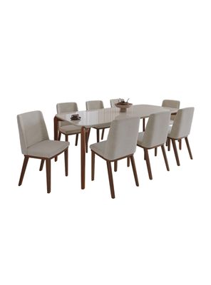 Juego de Comedor Donatella 2.2 8 Sillas Kalina