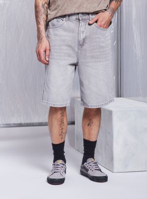 Bermuda Baggy Fit Tiro Medio