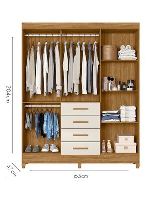 Imagen 2 del producto Clóset Aruba 6 Puertas 4 Cajones