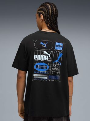 Imagen 2 del producto Polera Black Graphic Grid Tee