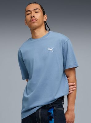 Polera Logo Graphic Grid Tee