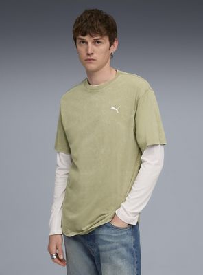 Polera Ess Holgada Elevated Relaxed Wash Tee
