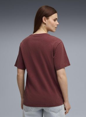 Imagen 2 del producto Polera Ess Elevated Relaxed Wash Tee Rojo