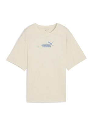 Polera Ess Nature 2.0 Relaxed Graphic Tee Beige