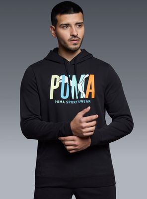 Polerón Color Pop Graphic Hoodie Tr
