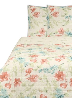 Quilt Floreado 2 Plazas