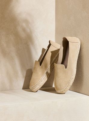 Alpargata Plataforma Cuero Mujer