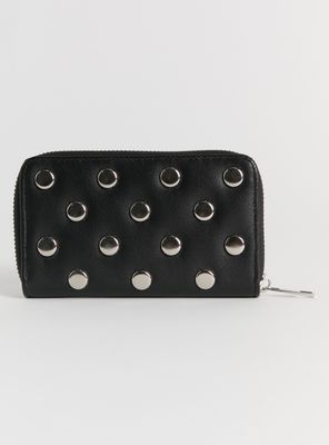 Imagen 2 del producto Billetera Suede con Tachas Grandes