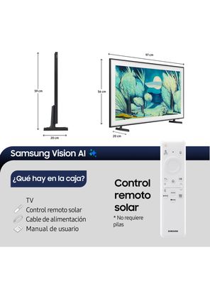 Imagen 2 del producto QLED Smart TV 43' The Frame 4K Art Mode Vision AI F-QN43LS03VGS + Marco 2025