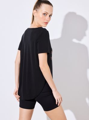 Imagen 2 del producto Polera Largo Medio Tela Fluida