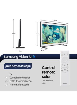 Imagen 2 del producto QLED Smart TV 50' The Frame 4K Art Mode Vision AI F-QN50LS03VGS + Marco 2025