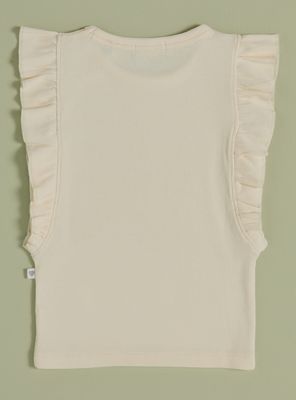 Imagen 2 del producto Polera Rib Color con Mangas Vuelos