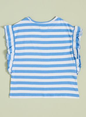 Imagen 2 del producto Polera Rayas Mini Estampado Cerezas